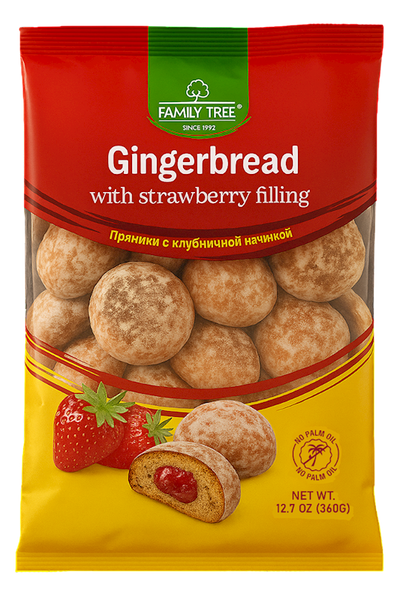 GINGERBREAD W/STRAWBERRY FILLING 10/360GR FAMILY TREE N21
