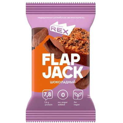 COOKIES OATMEAL PROTEIN CHOCOLATE FLAP JACK 12/60GR PROTEIN REX