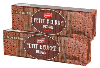 BISCUITS PETIT BEURRE BROWN 32/200GR YARYCH UKRAINE