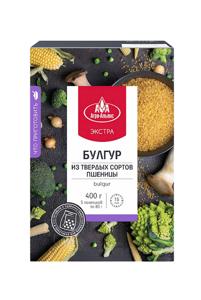 BULGUR 12/(5X80) AGRO-ALLIANCE EXTRA