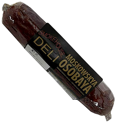 SALAMI MOSKOVSKAYA OSOBAYA SMOKED CHUNK V/P 23/23LB SMOKE HOUSE N92519