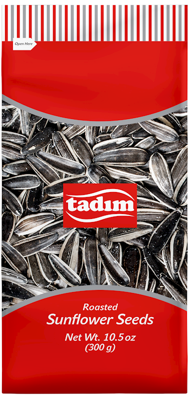 SUNFLOWER SEEDS ROASTED UNSALTED 12/300GR TADIM  N8065 /021