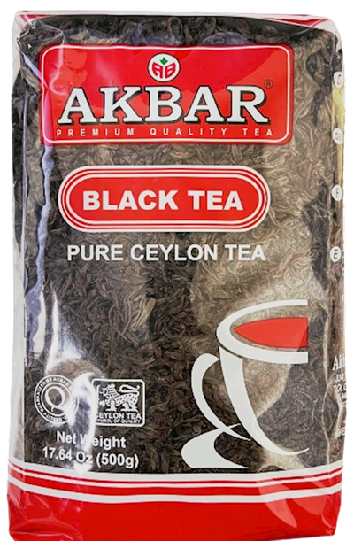 TEA AKBAR BLACK CEYLON 20/500GR SRI-LANKA