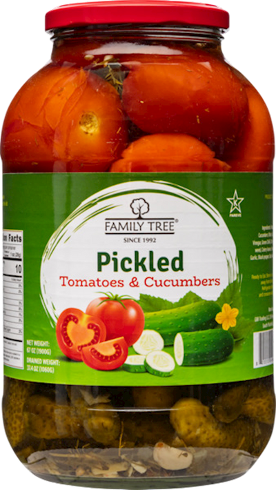 PICKLED TOMATOES&CUCUMBERS 6/1900GR FAMILY TREE N66