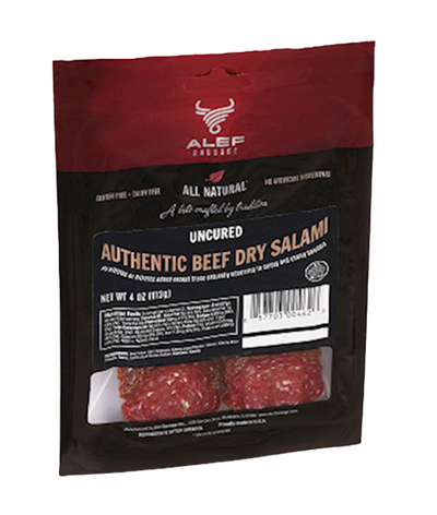 SALAMI DRY BEEF AUTHENTIC (EVREYSKAYA) UNCURED SLICED15/113GR  ALEF N52013-EVRSS/92061(2)