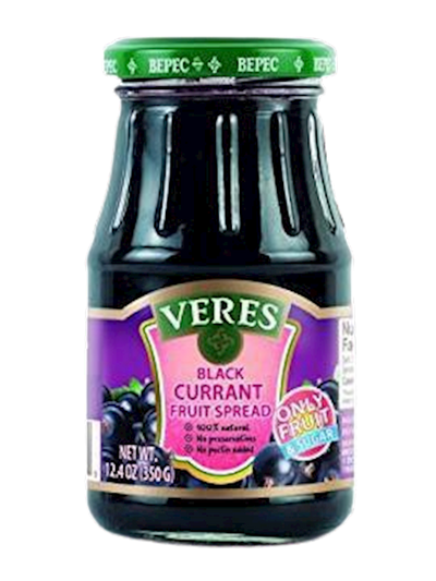 BLACK CURRANT W/SUGAR 12/350GR VERES UKRAINE