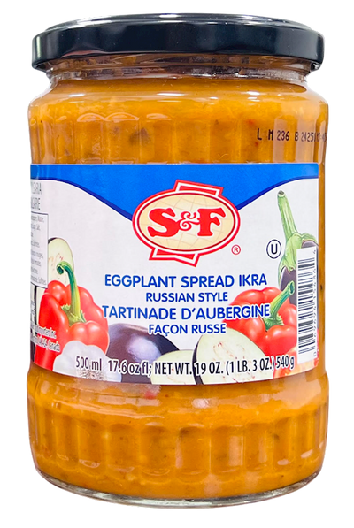 EGGPLANT CAVIAR RUSSIAN STYLE 12/540GR S&F