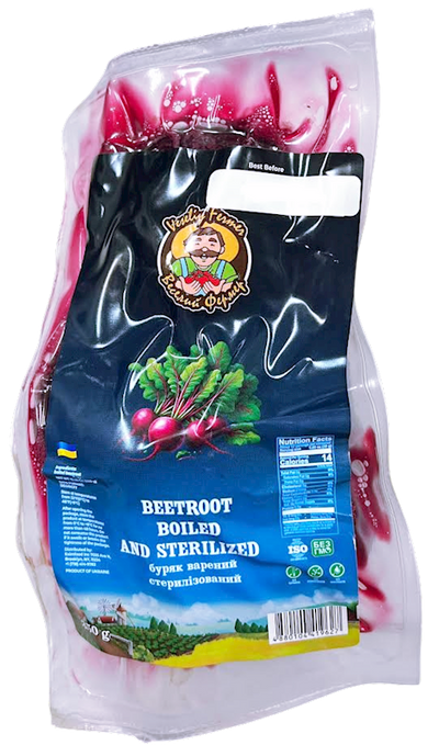 BEETS STERILIZED BOILED 16/350GR VESELIY FERMER UKRAINE