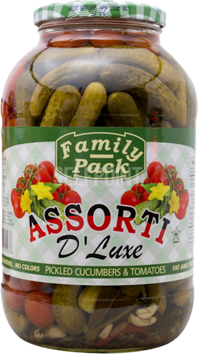 ASSORTY CHERRY TOMATOES& MINI CUCUMBERS D-LUXE 6/2L FAMILY PACK N2936