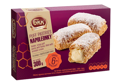 PASTRIES NAPOLEONKY 8/300GR BKK UKRAINE N6127