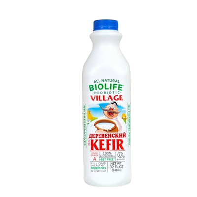 KEFIR VILLAGE W/PROBIOTIC 12/946ML BIOLIFE