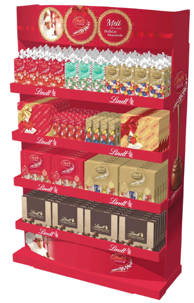 SHIPPER CHOCOLATE HOLIDAY EDITION 1/167PC LINDT N10002828