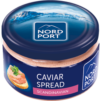 SPREAD CAVIAR TRADITIONAL SCANDINAVIAN 6/180GR NORD PORT NNP5272