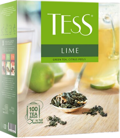 TEA   GREEN LIME 9/(100X1.5GR) TESS 0920-09