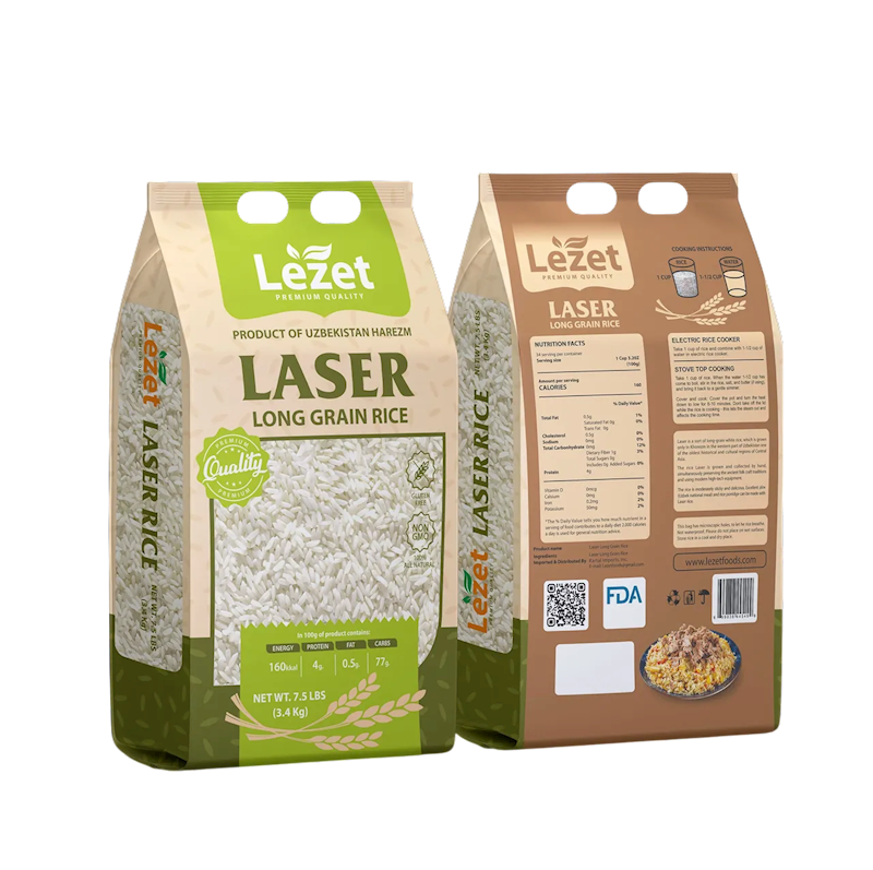 RICE LAZER LONG GRAIN 8/7.5LB LEZET