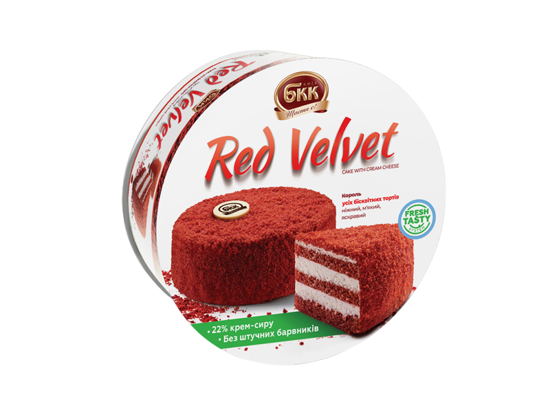 CAKE RED VELVET 6/600GR BKK UKRAINE N5762