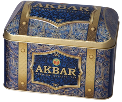 TEA AKBAR BLACK&GREEN BLEND ORIENTAL MYSTERY TIN 10/250GR SRI-LANKA