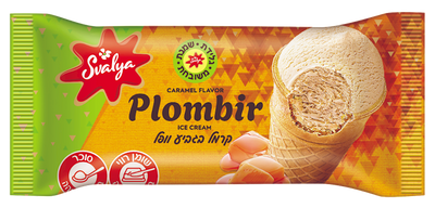 ICE CREAM PLOMBIR CARAMEL 42/120ML SVALIA N3838/375638