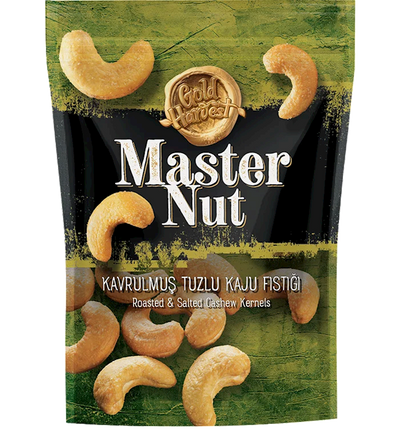 CASHEW ROASTED SALTED MASTER NUT 7/140GR GOLD HARVEST