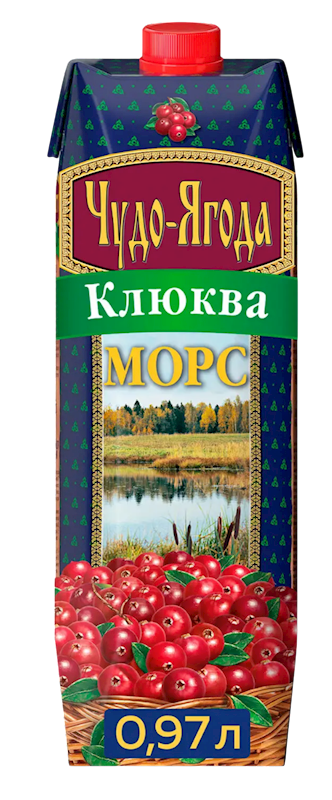 MORS CRANBERRY 12/970ML CHUDO-YAGODA