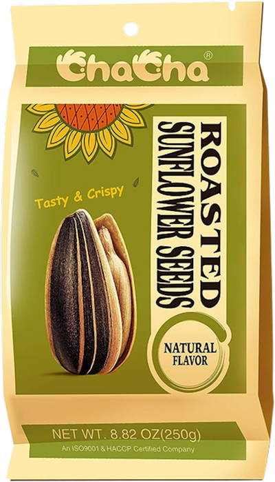 SUNFLOWER SEEDS ROASTED 18/250GR CHACHA