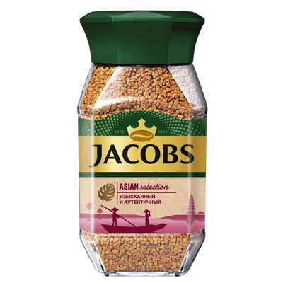 COFFEE INSTANT JACOBS ASIAN SELECTION 12/90GR RUSSIA N1078