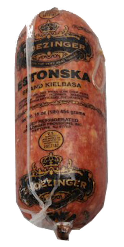 SALAMI ESTONSKAYA CHUB 1/1LB  GROEZINGER N91721/EST1
 BY PC