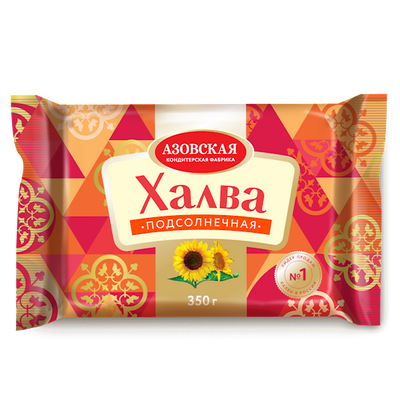 HALVA SUNFLOWER 16/350GR  AZOVSKAYA