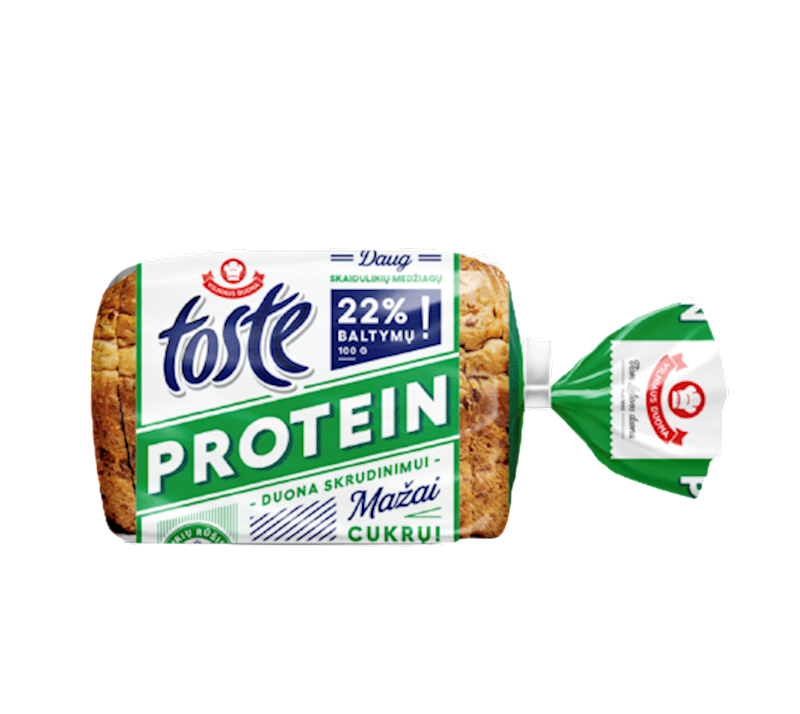 BREAD TOSTE WITH PROTEIN 5/380GR LITHUANIA N222433