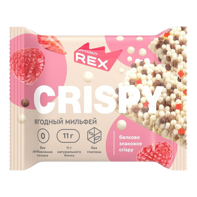 CRISPBREAD PROTEIN CEREAL BERRY MILLE-FEUILLE 12/55GR PROTEIN REX