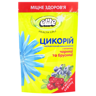 CHICORY POWDER INSTANT W/BLUEBERRY&LINGONBERRY 12/100GR ELITE