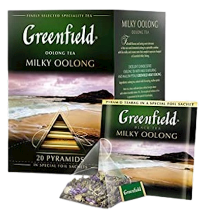 TEA  MILKY OOLONG PYRAMIDS 8/(20X1.8GR) GREENFIELD  0905-08