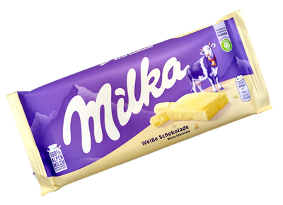 CHOCOLATE BAR WHITE 24/90GR MILKA GERMANY N4317299