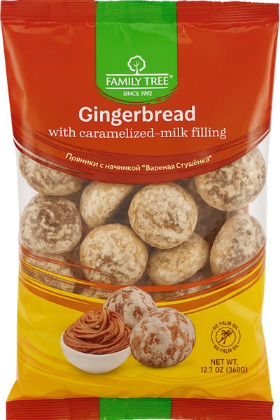 GINGERBREAD W/CARAMELIZED MILK FILLING 10/360GR FAMILY TREE N14