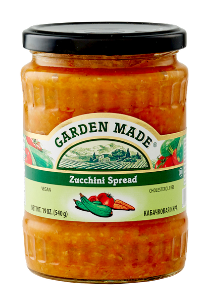 ZUCCHINI SPREAD 12/19OZ GARDEN MADE BULGARIA N33118