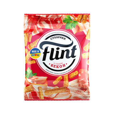 DRY BREAD WHEAT RYE W/BACON FLAVOR 60/35GR FLINT N2897