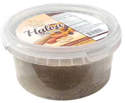 HALVA SUNFLOWER W/RAISINS&PEANUTS 8/550GR GOLDEN COLLECTION UKRAINE