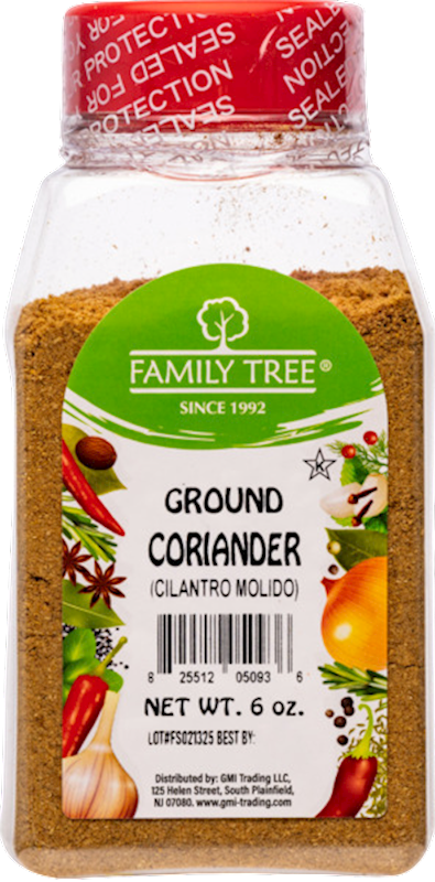 CORIANDER GROUND 12/6OZ FAMILY TREE
