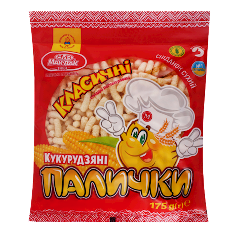CORN STICKS MAK DAK CLASSIC 12/175GR UKRAINE