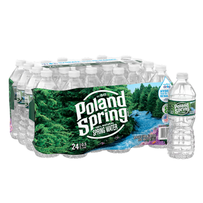 WATER POLAND SPRING NATURAL 24/0.5L N004096