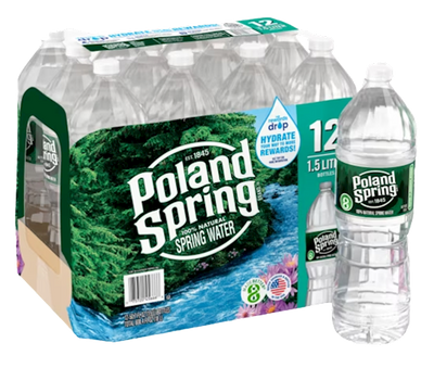 WATER POLAND SPRING 12/1.5L N456666