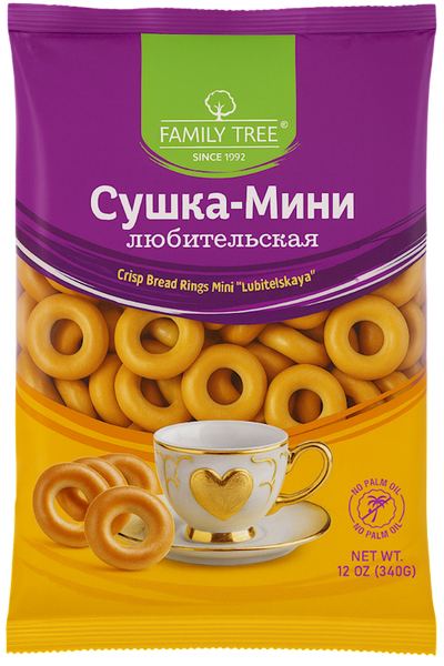 SUSHKA LUBITELSKAYA MINI 10/340GR FAMILY TREE N25