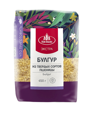 BULGUR 8/450GR AGRO-ALLIANCE EXTRA