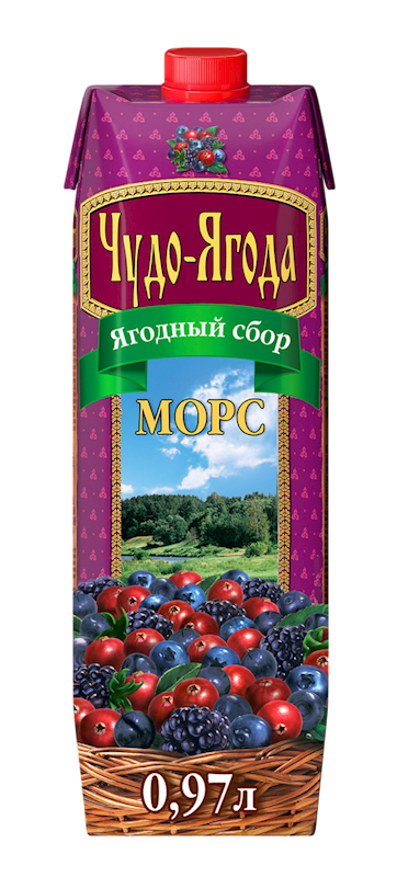 MORS BERRY MIX 12/970ML CHUDO-YAGODA