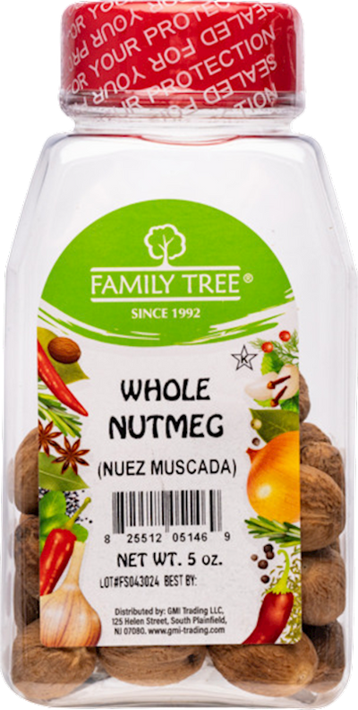 NUTMEG WHOLE 12/5OZ FAMILY TREE