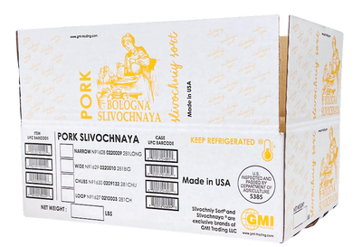 CORR WHITE BOX 17x11x5 1/500PC PORK SLIVOCHNIY SORT BXTPORK