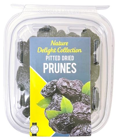 PRUNES DRIED PITTED 12/340GR NATURE DELIGHT COLLECTION