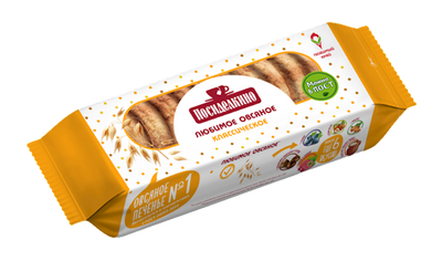 COOKIES OATMEAL CLASSIC 15/200GR POSIDELKINO RUSSIA N951