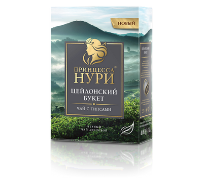 TEA BLACK LEAF CEYLON BOUQUET PRINCESSA NOORI 12/100GR N0319-12-1