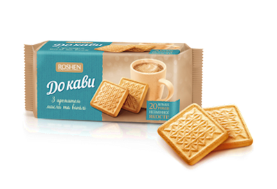 COOKIES FOR COFFEE BUTTER VANILLA 28/185GR ROSHEN N4934